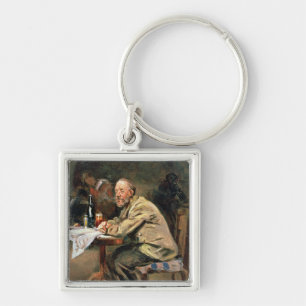 At the Bottle Key Ring
