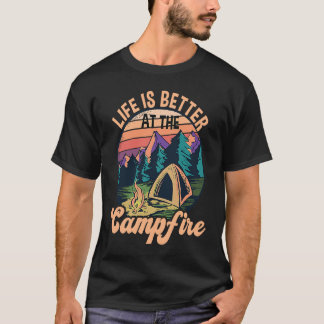 At The Campfire Camping T-Shirt