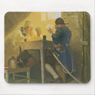 At the Cards in Cluny’s Cage by NC Wyeth Mouse Pad