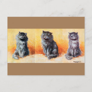 At The Cat Show, Louis Wain Postcard