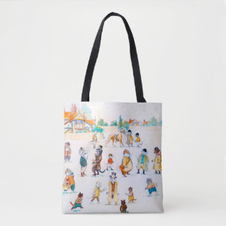 At the Cat-Town Races, Louis Wain Tote Bag