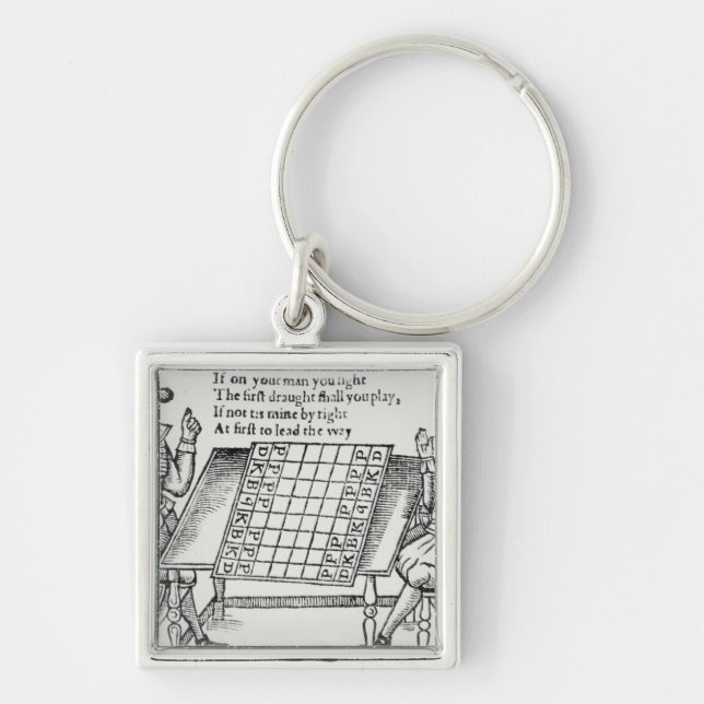 At the Chess Board Key Ring (Front)