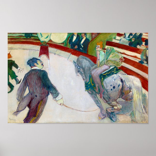 At the Circus, Lautrec Poster (Front)