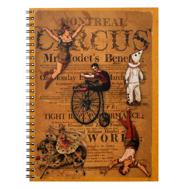 At the Circus Spiral Notebook (Front)