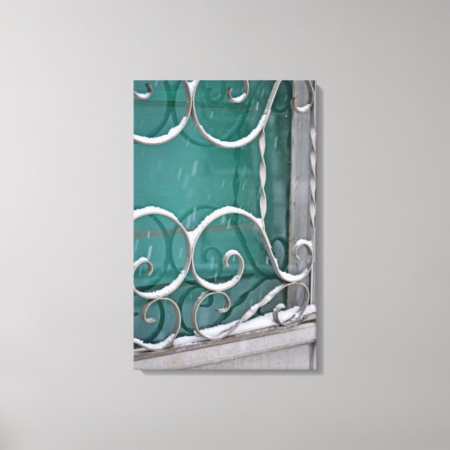 At the Door Canvas Print (Front)