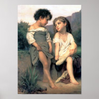At the Edge of the Brook, Bouguereau