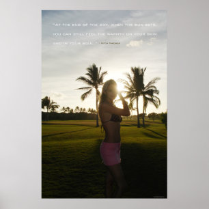 At the end of the day poster