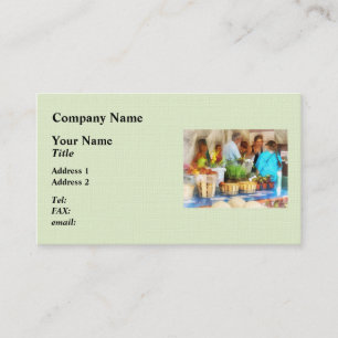 At the Farmer's Market Business Card