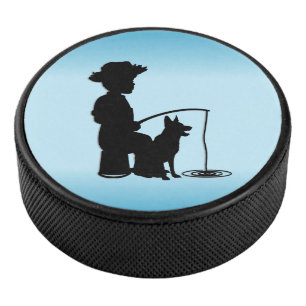 At the Fishing Hole Hockey Puck