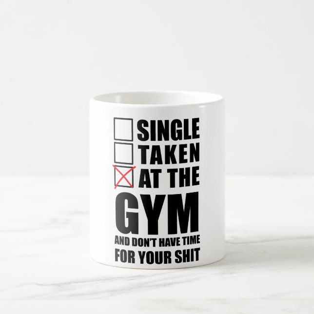 At the Gym Coffee Mug (Center)