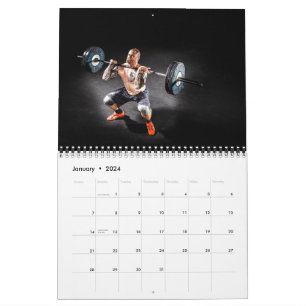 At the gym silouhette   Personal Trainer Calendar