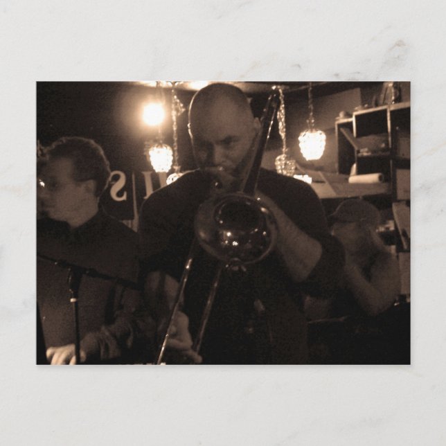 At the Jazz Club Postcard (Front)