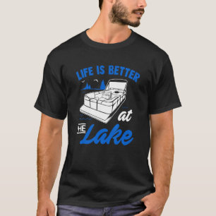 At The Lake Fishing Boating Lake Life T-Shirt