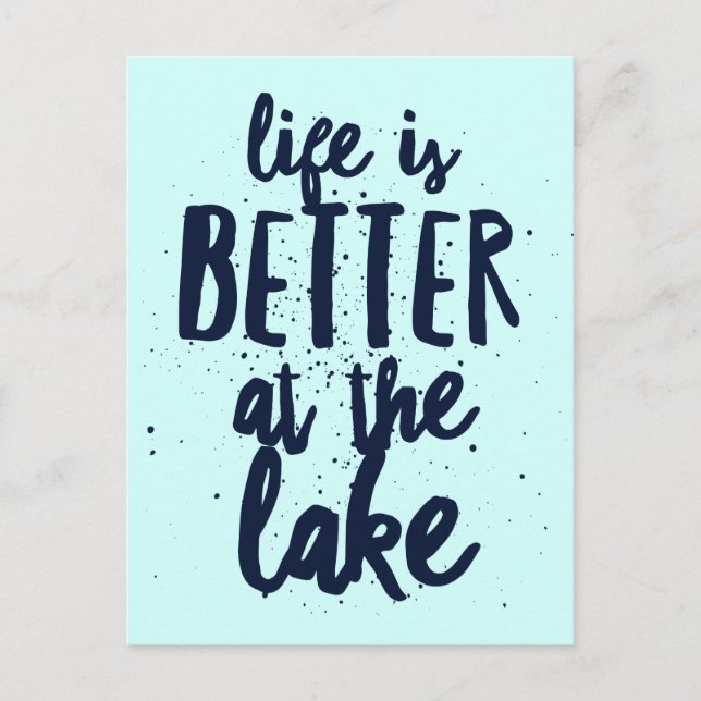 At the Lake Postcard (Front)