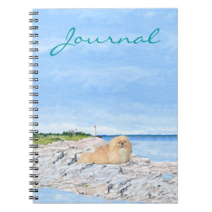 At the Lighthouse Spiral Notebook