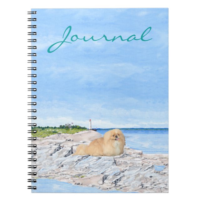 At the Lighthouse Spiral Notebook (Front)