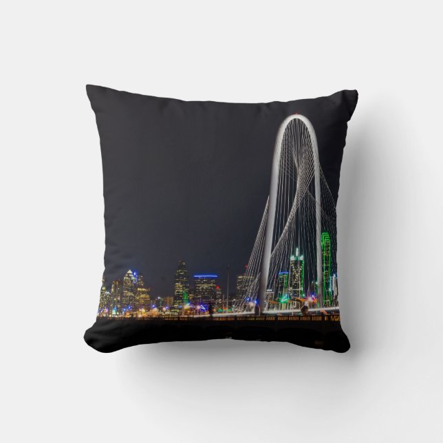 At The Margaret Hunt Hill Bridge Cushion (Front)