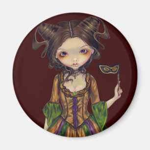 "At the Masquerade Ball" Magnet