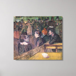 At the Moulin de la Galette, 1899 Canvas Print