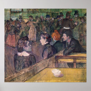 At the Moulin de la Galette, 1899 Poster