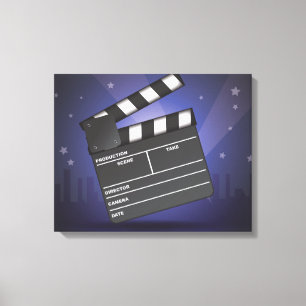 At the movies canvas print
