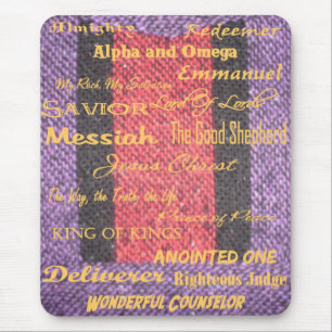at the name of Jesus... Mouse Pad
