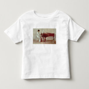 At the Piano, 1887 (oil on canvas) Toddler T-Shirt