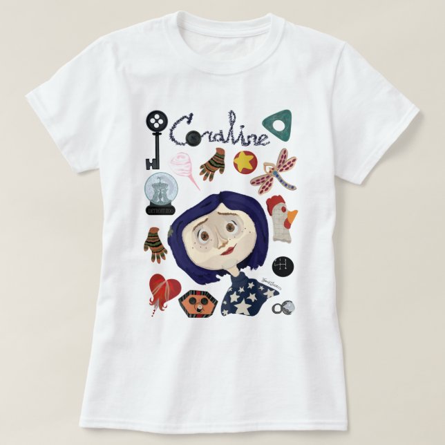 At the Pink Palace Apartments Pattern   T-Shirt (Design Front)