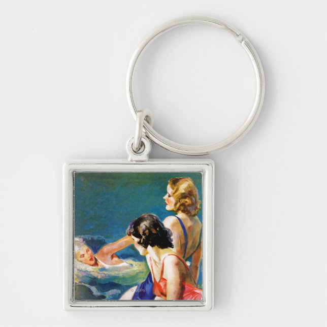 At the Pool Key Ring (Front)
