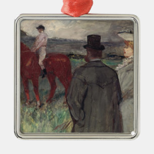 At the Racecourse, 1899 Metal Tree Decoration