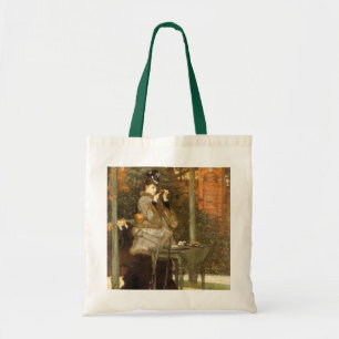 At the Rifle Range by James Tissot, Vintage Art Tote Bag