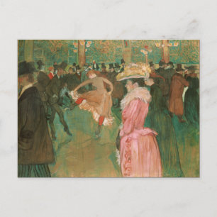 At the Rouge: The Dance by Toulouse-Lautrec Postcard