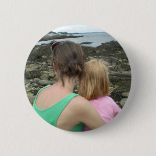At the Sea 6 Cm Round Badge