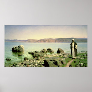 At the Sea of Galilee, 1888 Poster