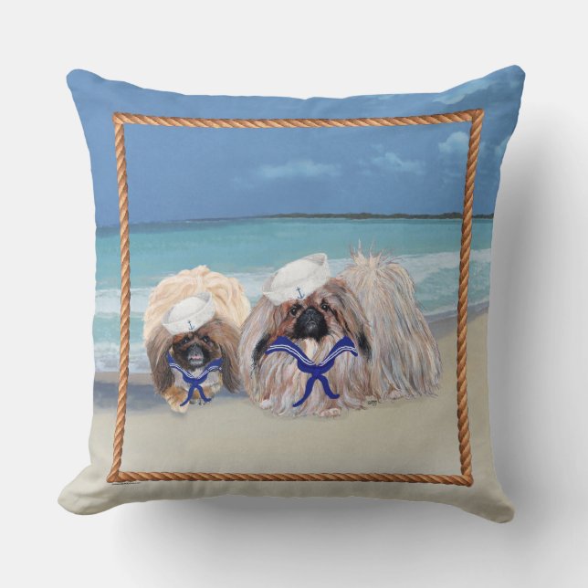 At the Seashore Cushion (Front)