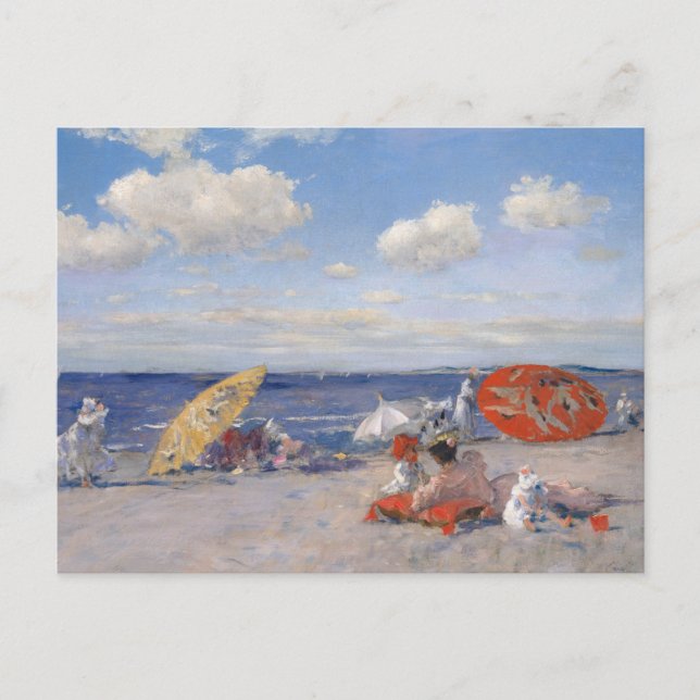 At the Seaside Canvas Print Postcard (Front)