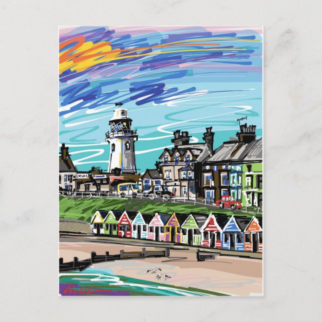 At the Seaside Postcard (Front)