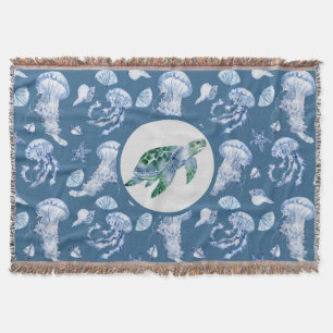 At The Shore Throw Blanket