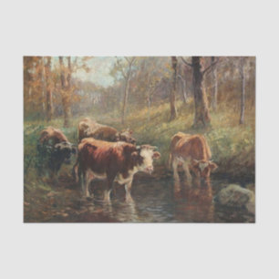 At the Watering Hole by Matilda Browne Tissue Paper