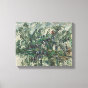 At the Water's Edge, c. 1890 (oil on can Canvas Print