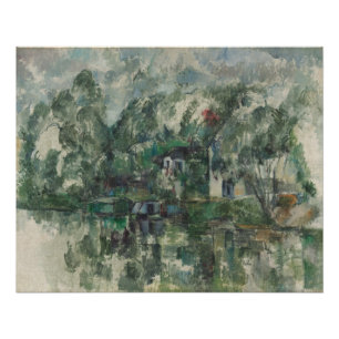 At the Water's Edge, c. 1890 (oil on can Poster