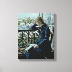 At the Window, 1881 Canvas Print