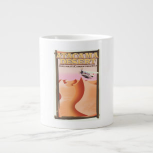 Atacama Desert Adventure travel poster. Large Coffee Mug