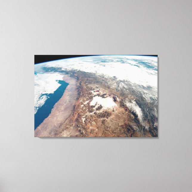 Atacama Desert And Salt Flats In The Andes Canvas Print (Front)