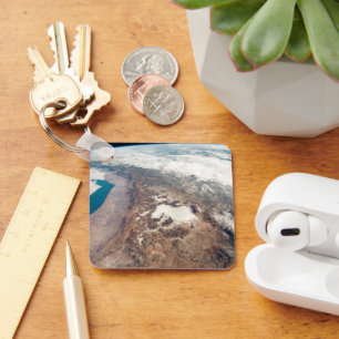 Atacama Desert And Salt Flats In The Andes Key Ring