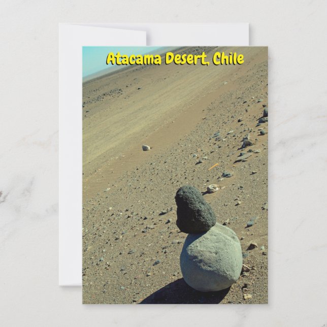 Atacama Desert, Chile card (Front)