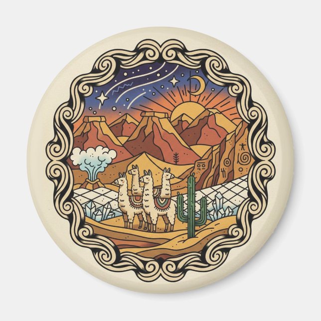 Atacama Desert Chile Magnet (Front)