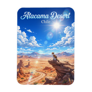 Atacama Desert Chile Magnet