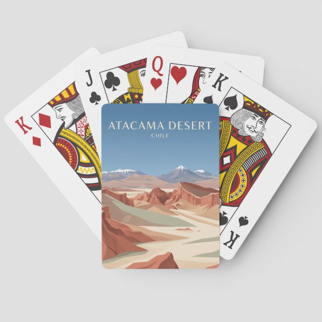 Atacama Desert Chile Playing Cards (Back)