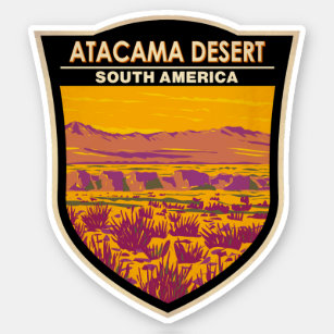 Atacama Desert Sunset South America Travel Vintage